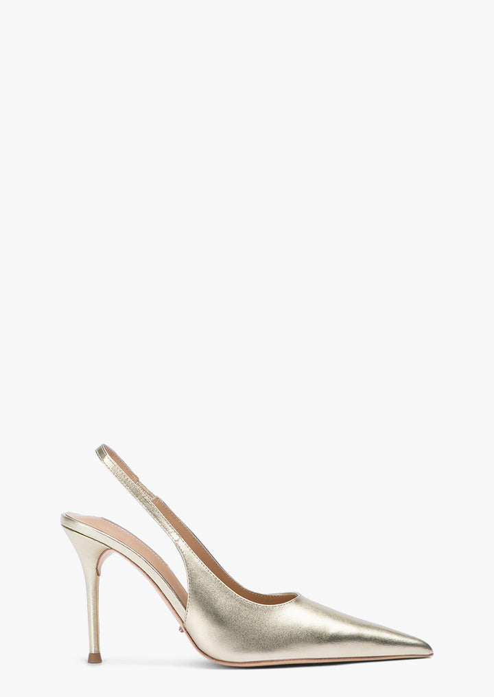 Nappa métallisé Ivy Gold