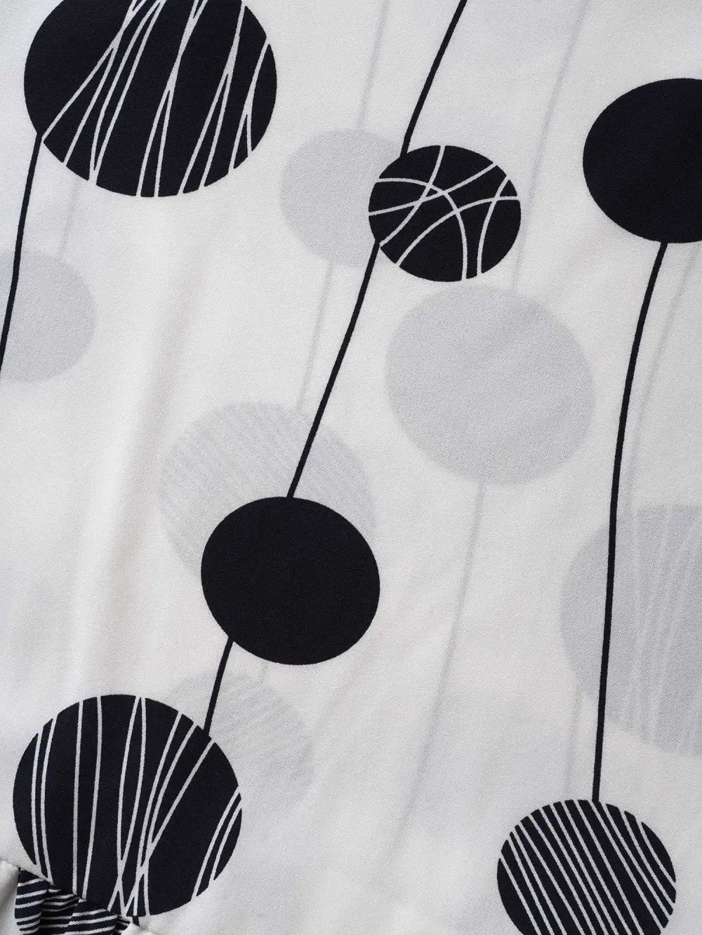 Polka Dots Print Dolman Sleeve Babydoll Top