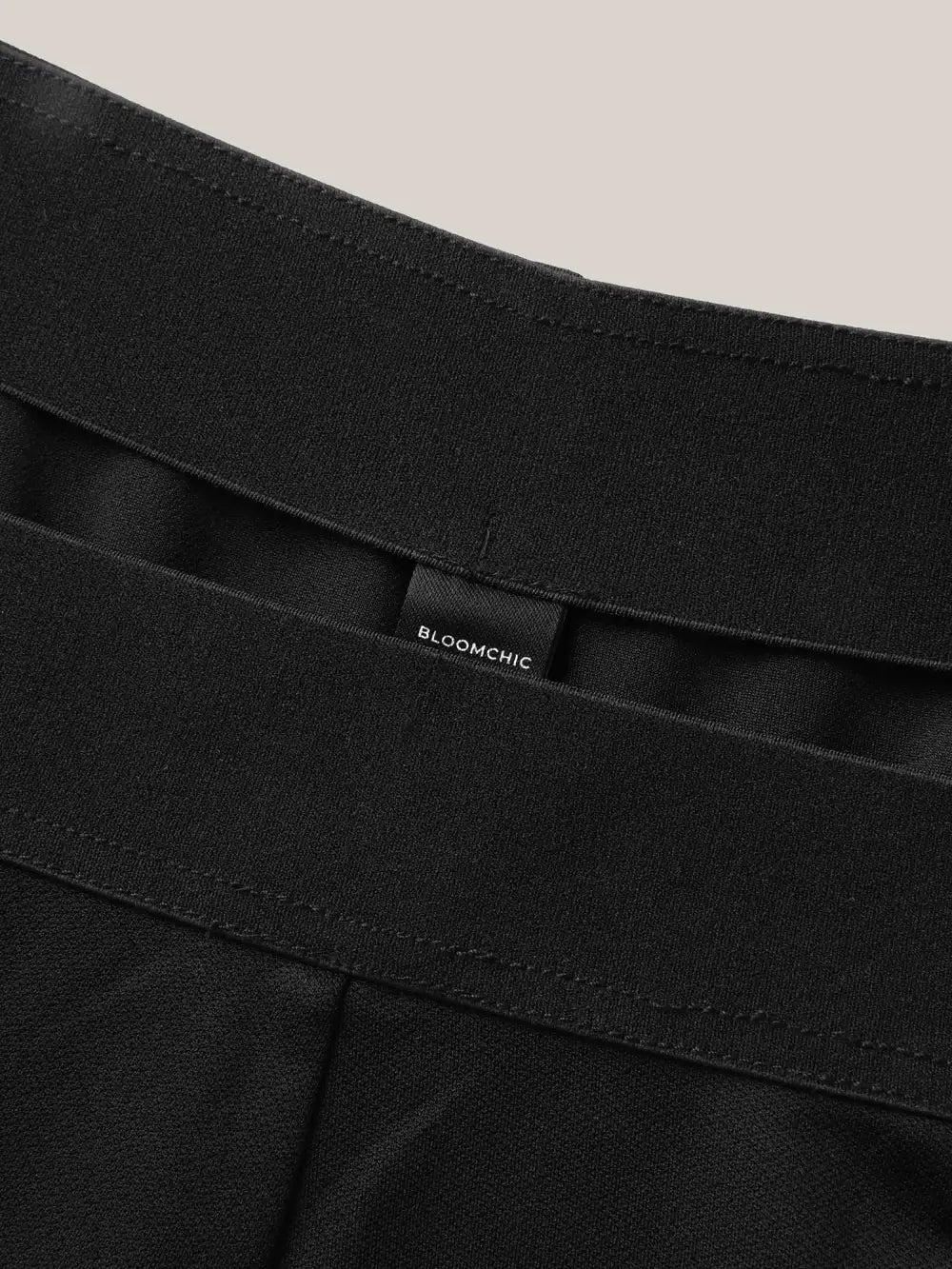 Stretch Woven Wide-Leg Pull-On Pants