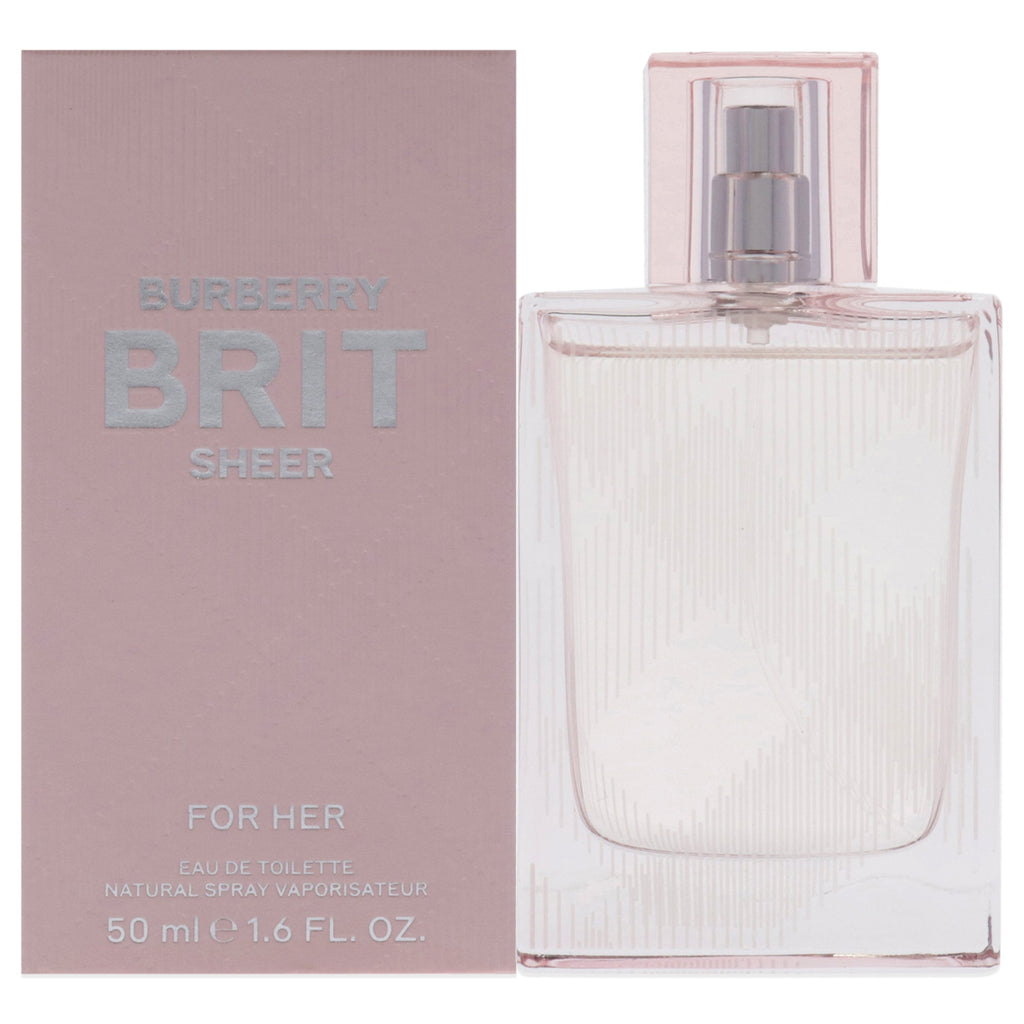 Burberry Burberry Brit Sheer For Women 1.6 oz EDT Spray