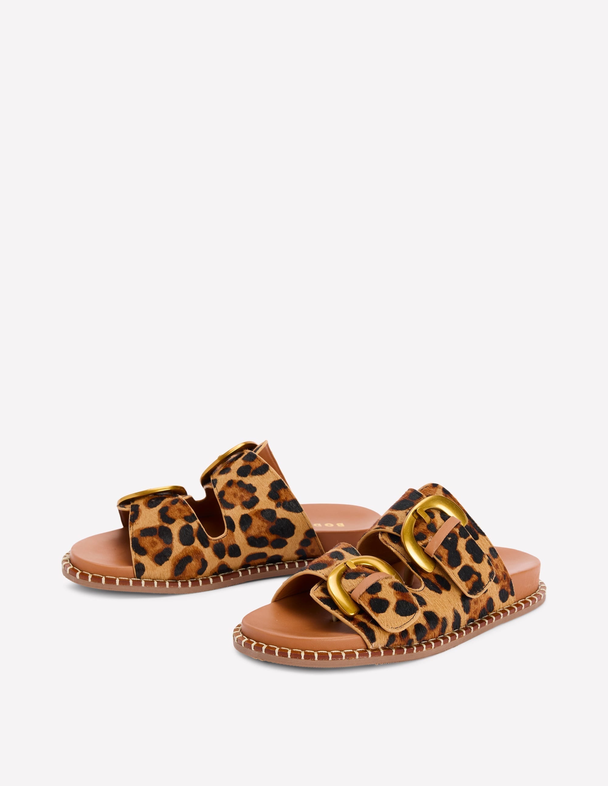 Alberta Footbed Sandals-Leopard