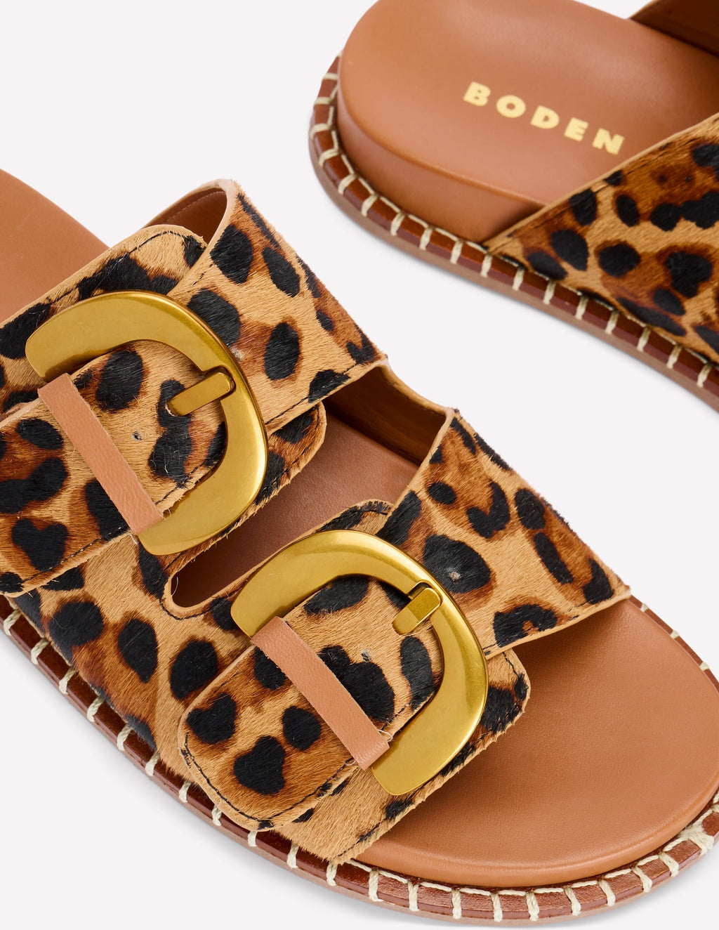 Alberta Footbed Sandals-Leopard