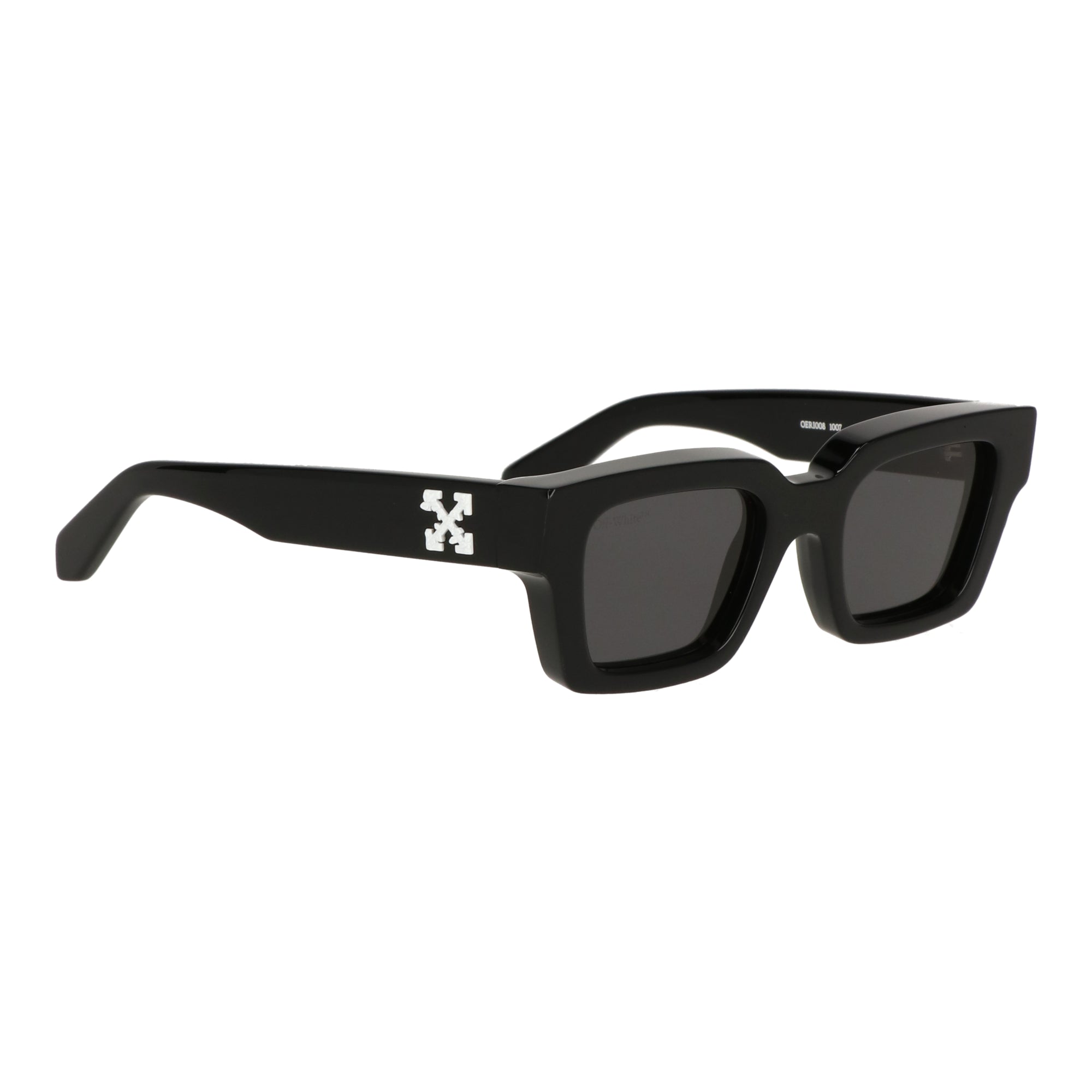 Off White Unisex Black Sunglasses