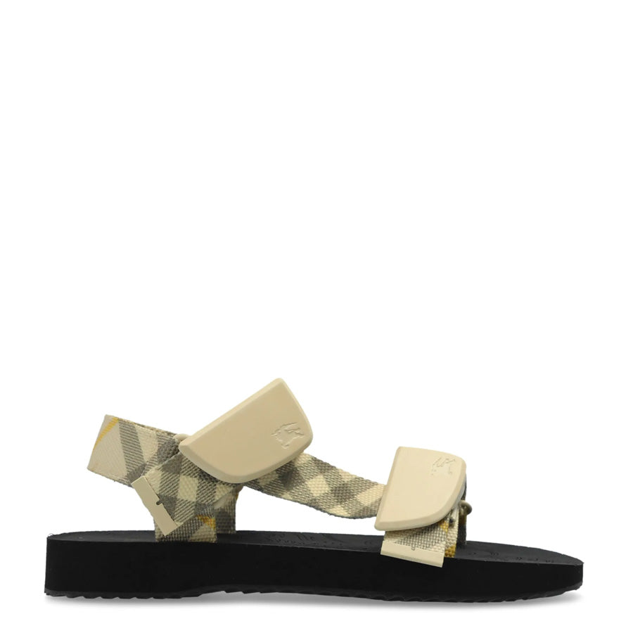 Burberry Check Trek Double-Strap Sandals
