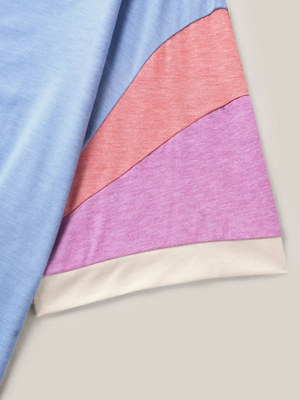 Supersoft Stretchy Color Contrast T-Shirt