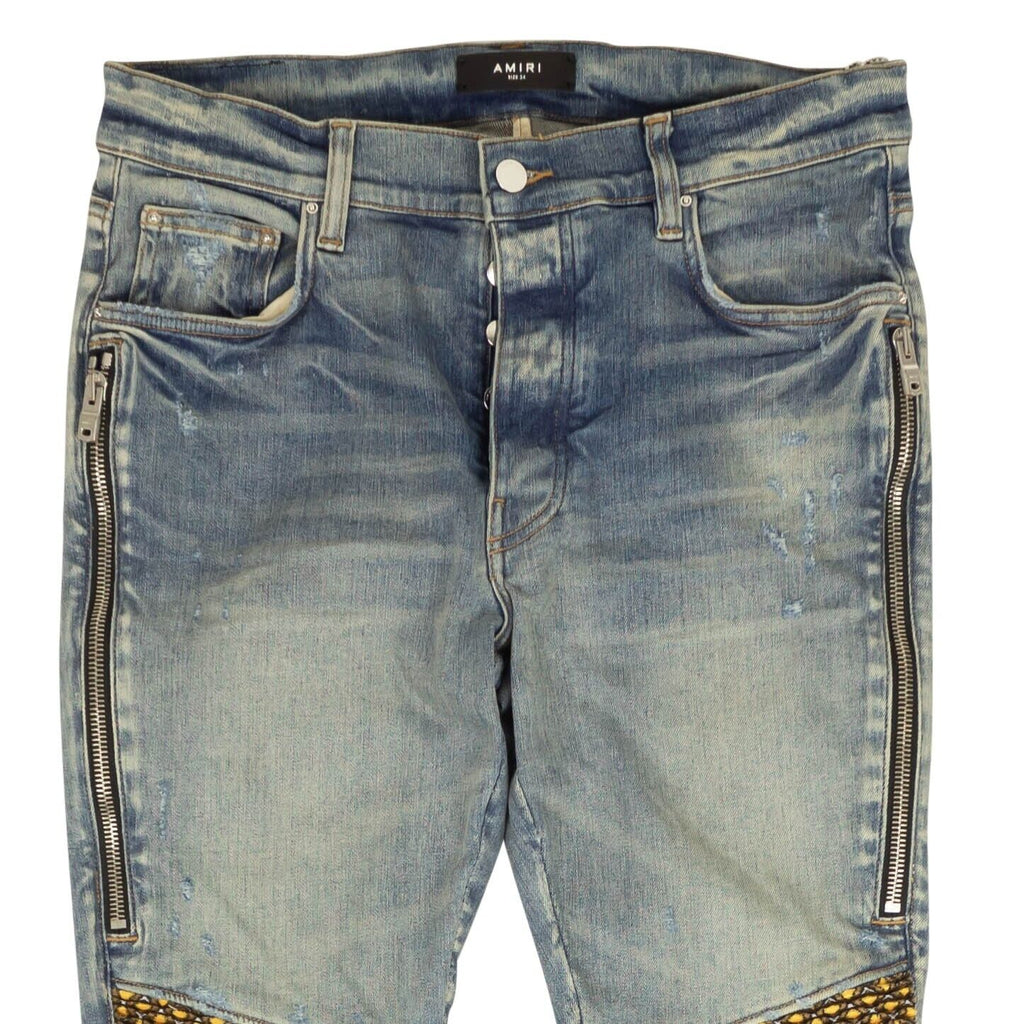 Clay Indigo Cotton Velvet PJ MX2 Skinny Jeans