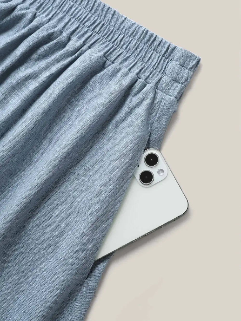 Waist-Tie Tassel Plain Maxi Skirt