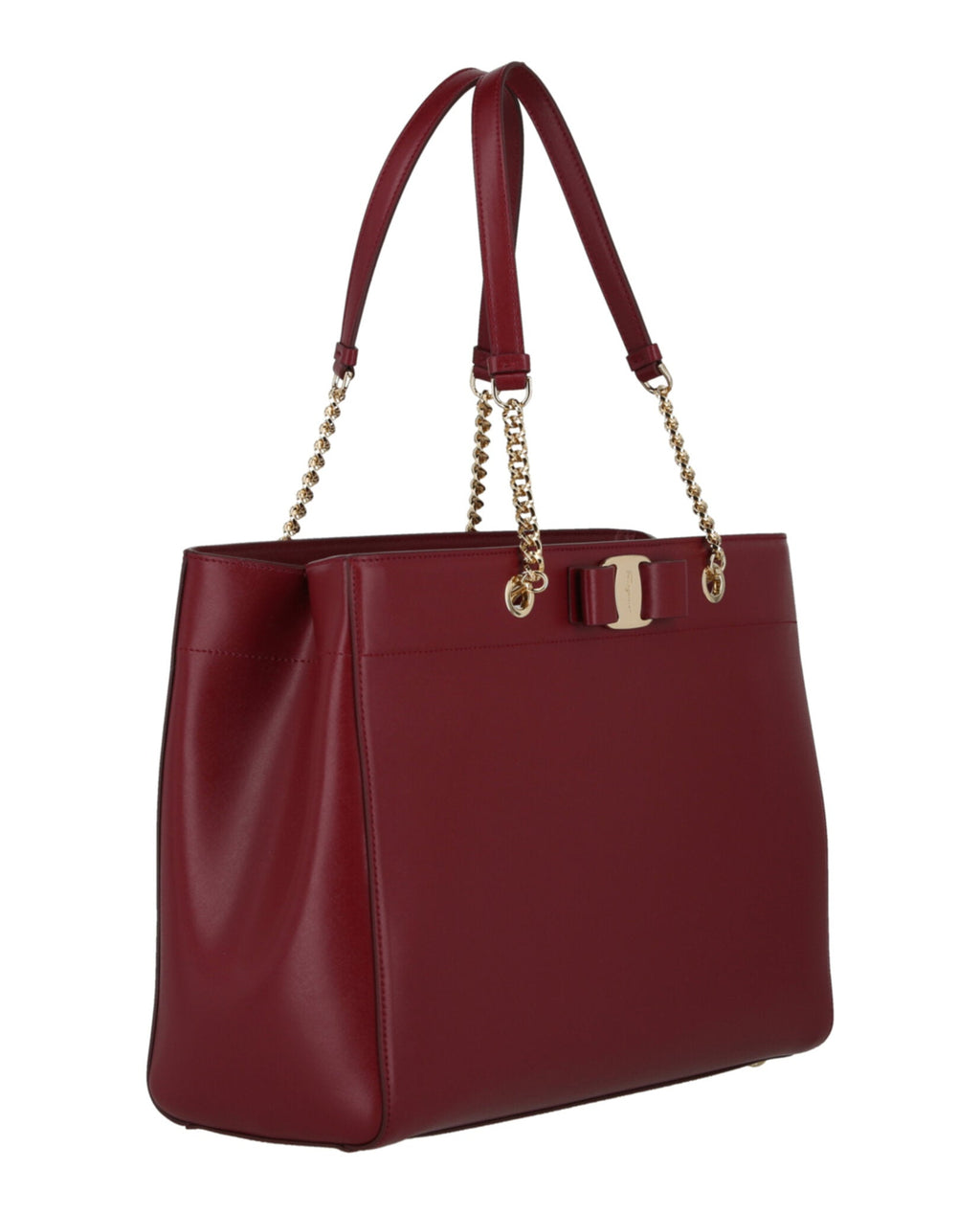 Vara Bow Smooth Leather Shoulder Bag