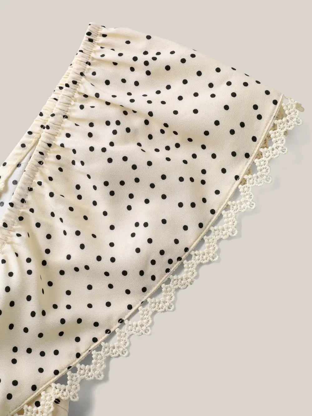 Polka Dot Cinched-Waist Pockets Midi Dress