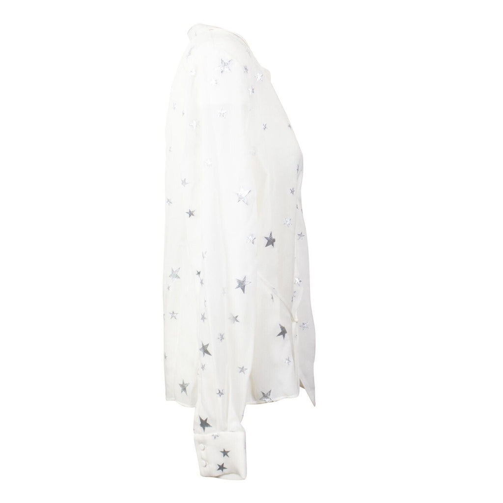 White Stars FIl Coupe Wrap Shirt