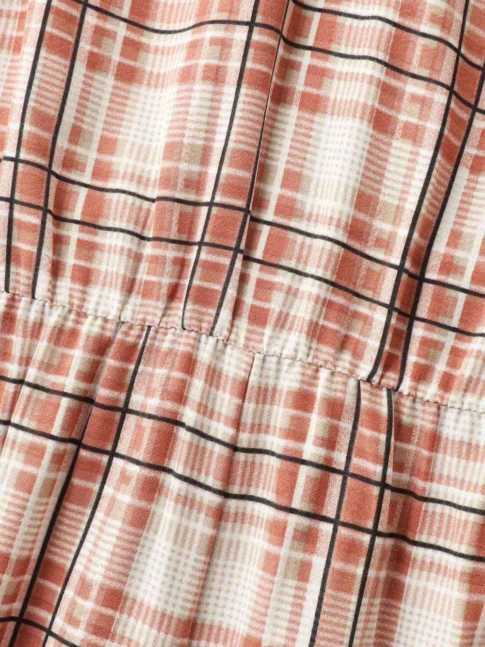 Plaid Pockets Wide-Leg Jumpsuit