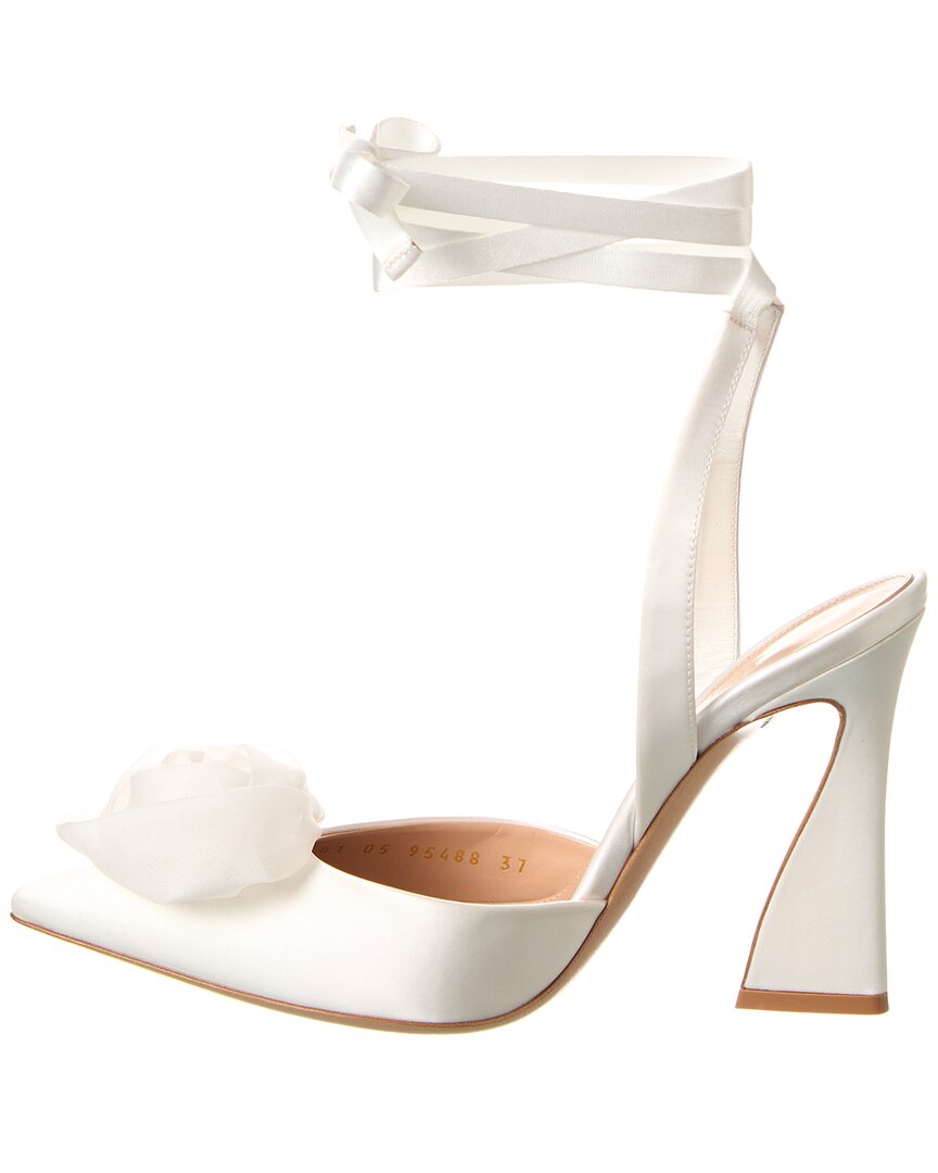 Gianvito Rossi 105 Satin Slingback Pump