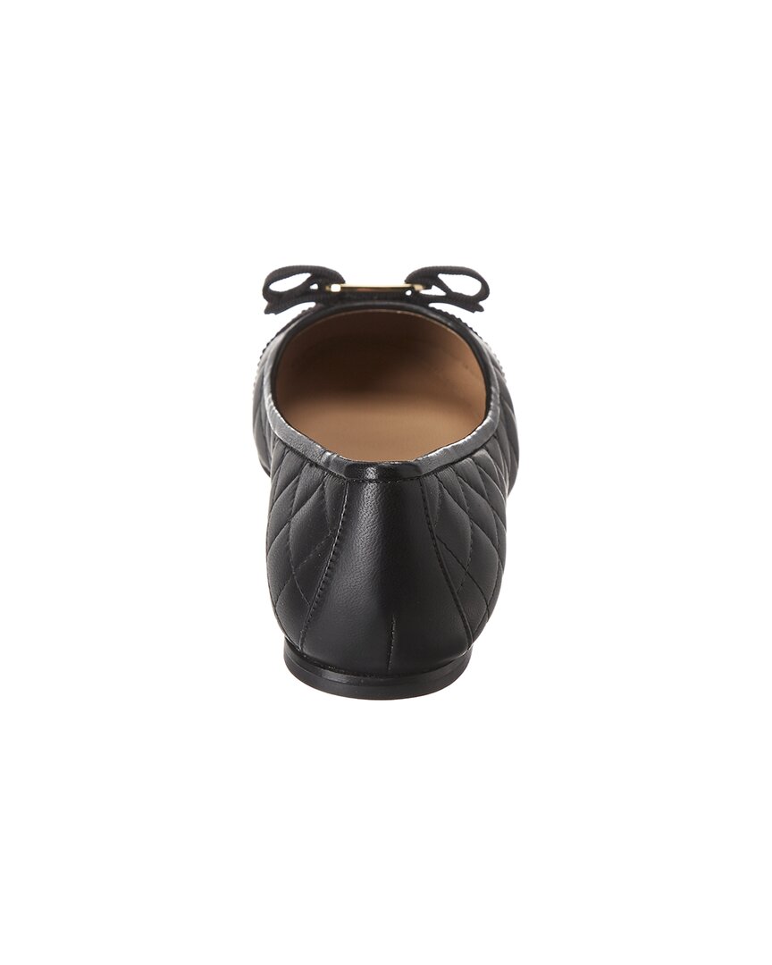 Ferragamo Varina Quilted Leather Ballet Flat