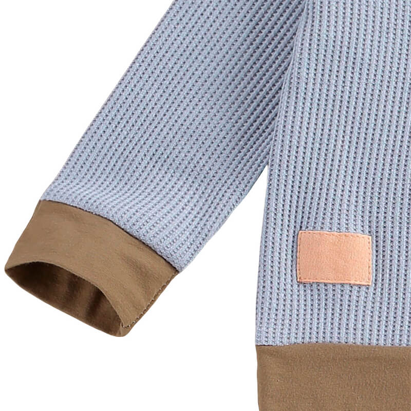 Patchwork Pullover Baby Set