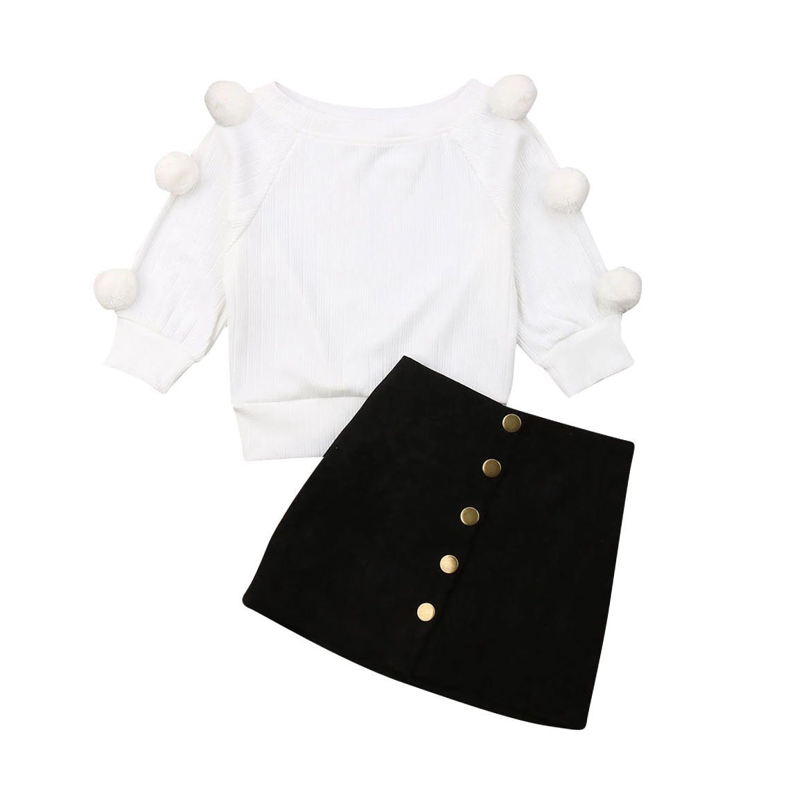Pom Pom Sweater Toddler Set