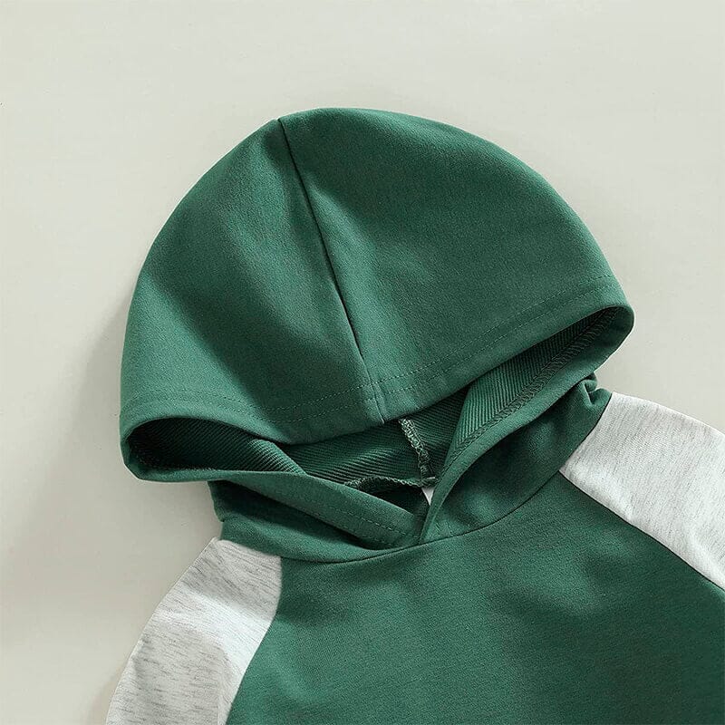 Green Hooded Baby Set