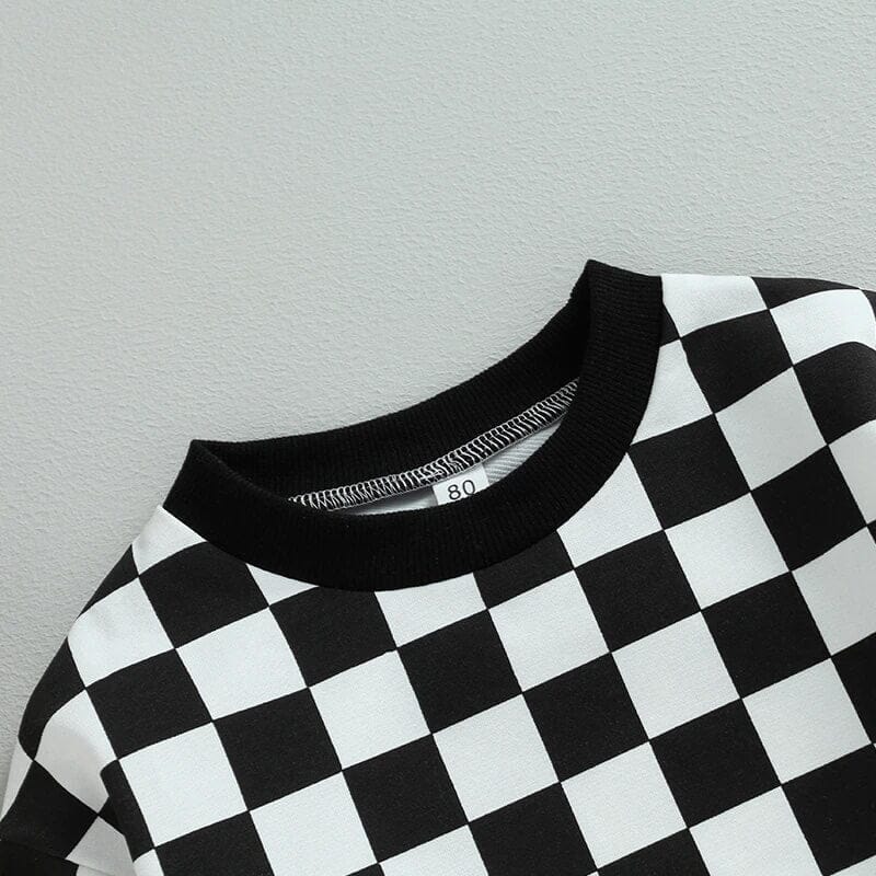Checkerboard Toddler Sweatshirt