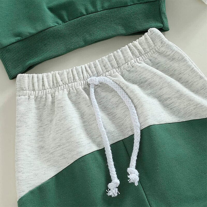 Green Hooded Baby Set