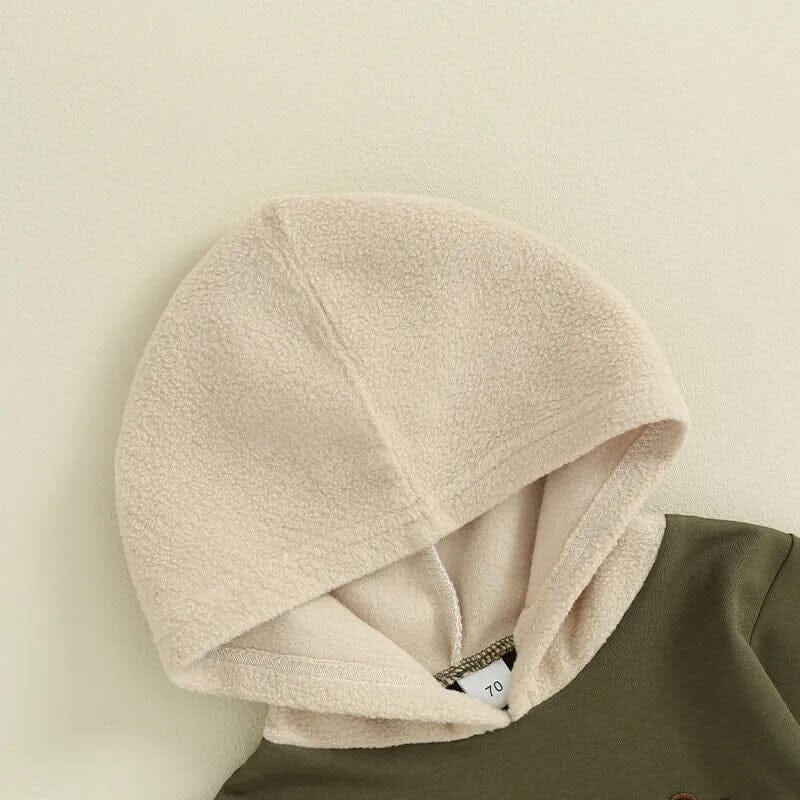 Long Sleeve Deer Hooded Baby Set