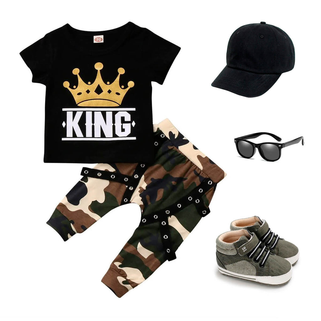 King Camo Baby Set