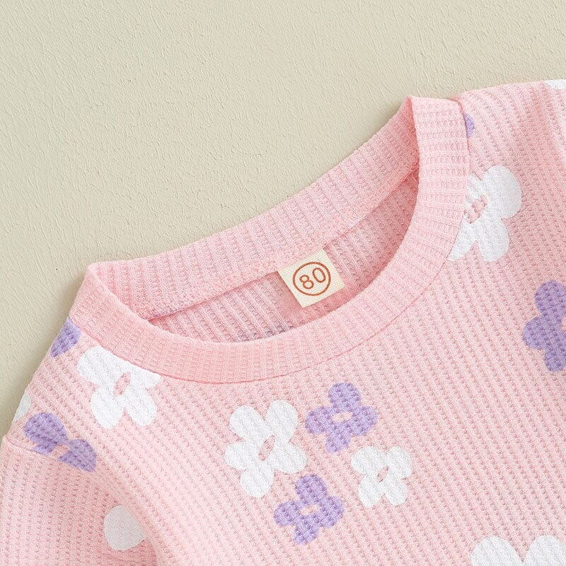 Flared Pants Floral Toddler Set