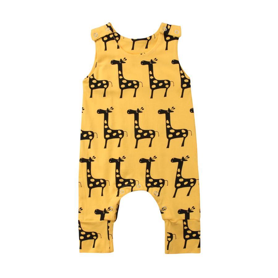 Giraffe Baby Jumpsuit