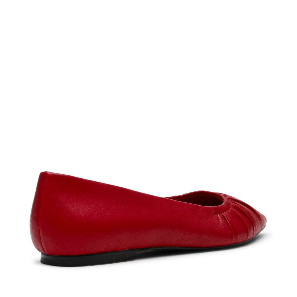 LISTED RED LEATHER