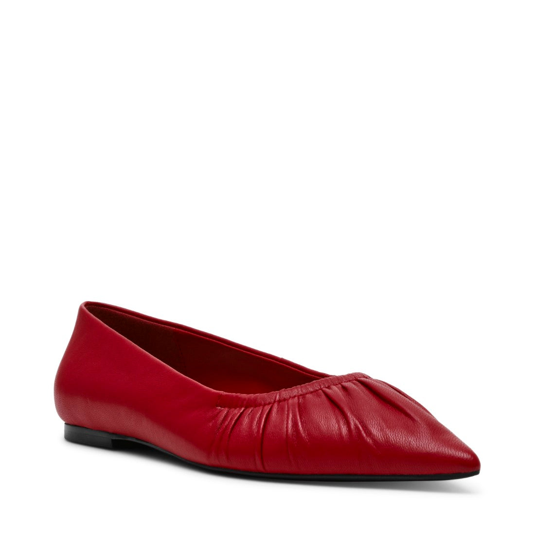 LISTED RED LEATHER