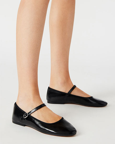 VINETTA BLACK LEATHER