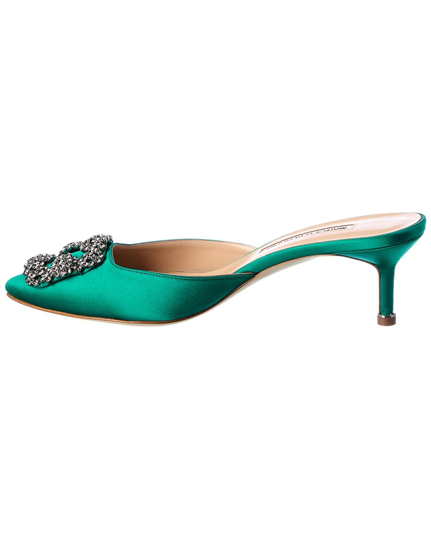 Manolo Blahnik Hangisimu 50 Satin Pump