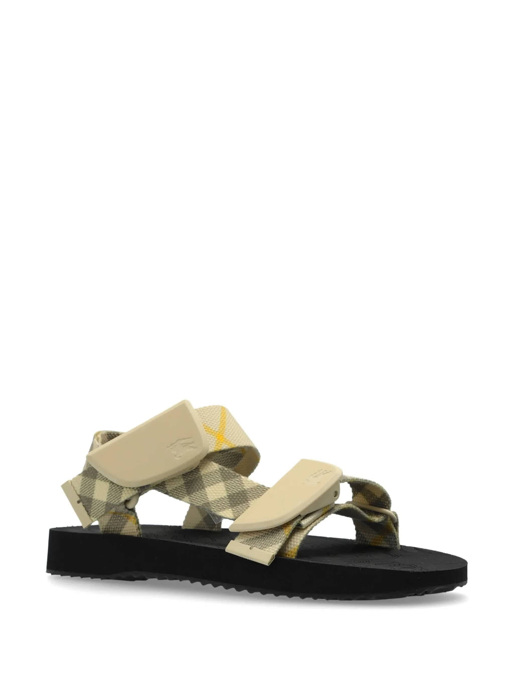 Burberry Check Trek Double-Strap Sandals