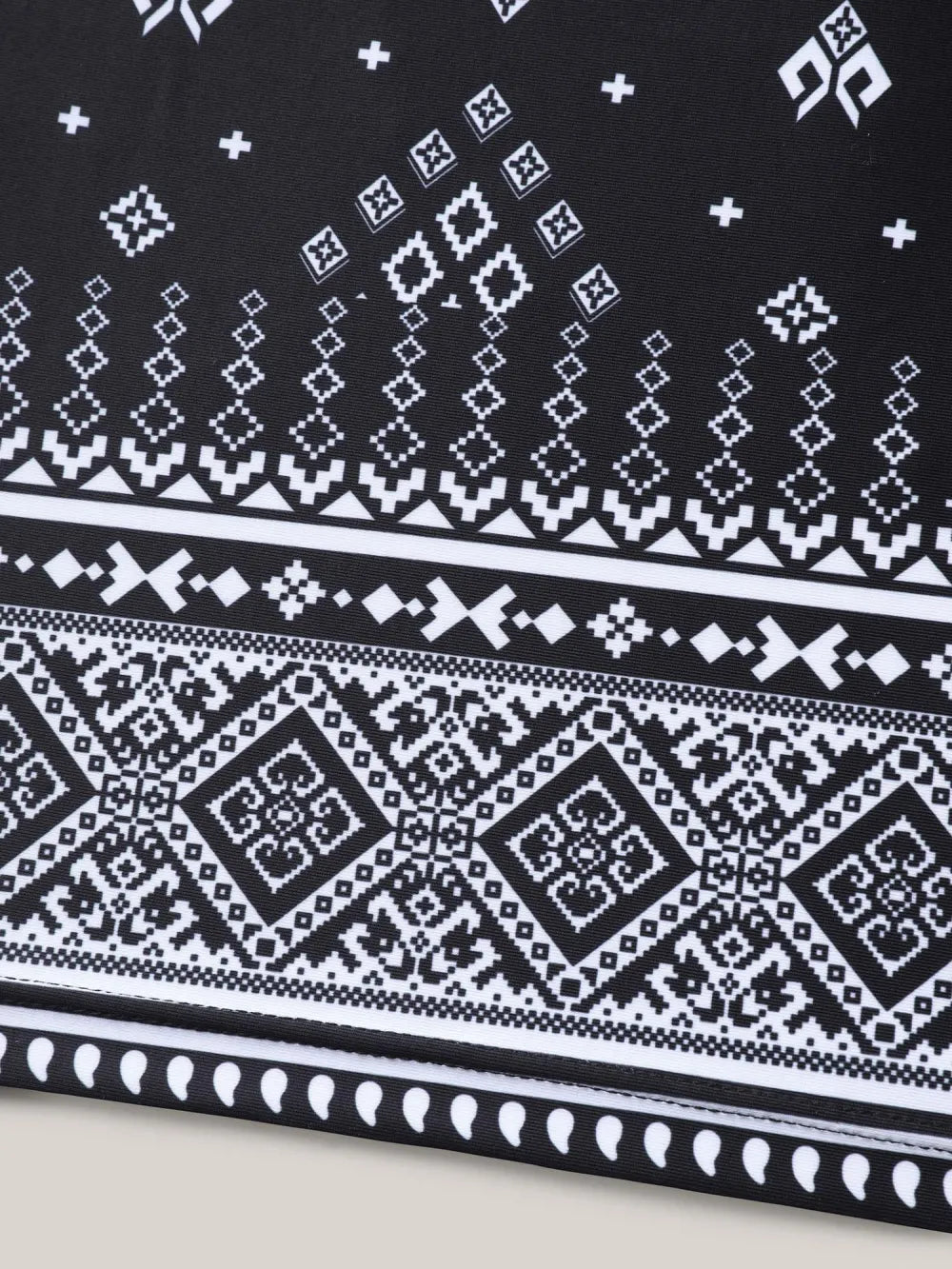 Boho Print Pockets Swim Bottoms