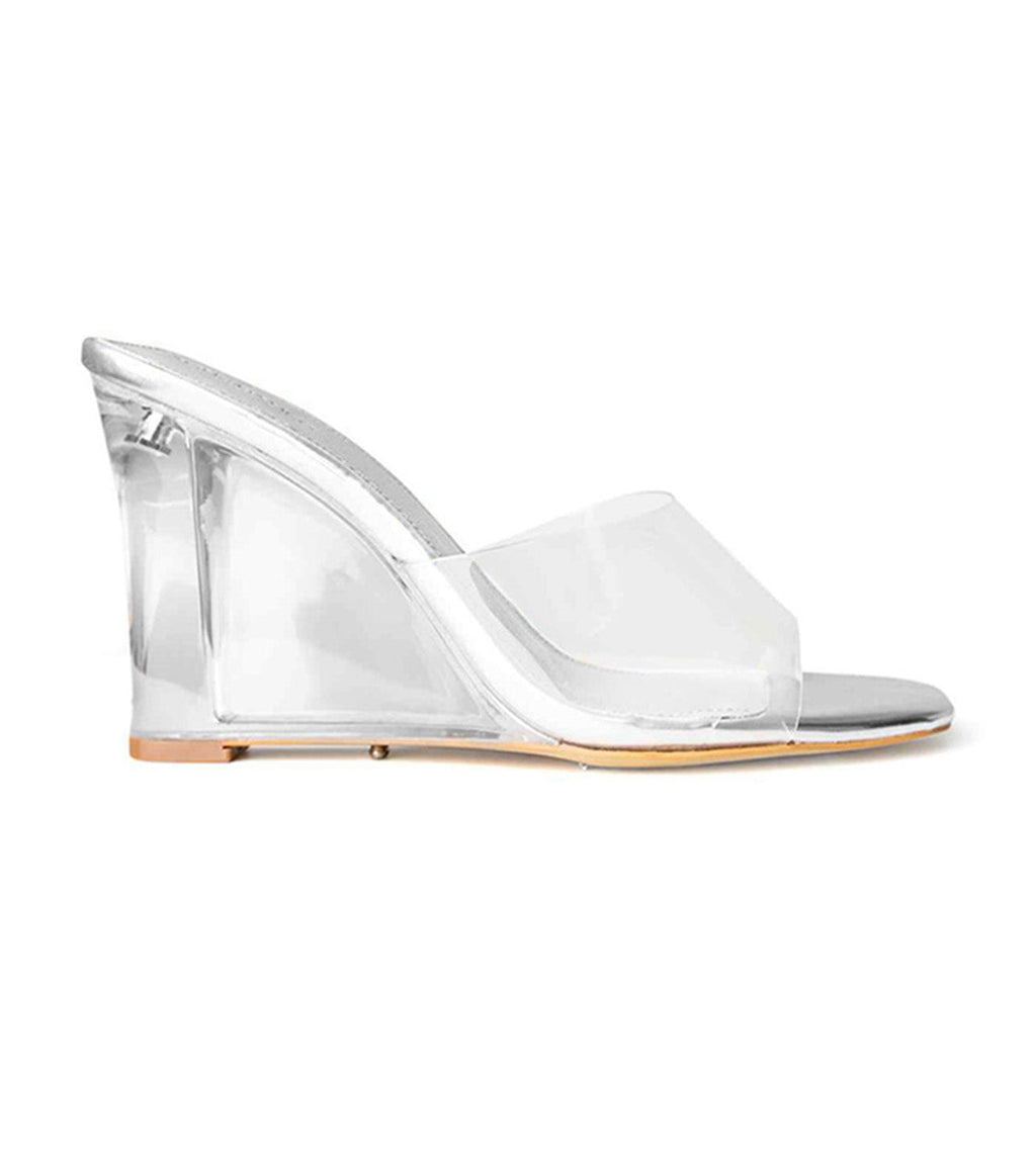 Alessi Clear Vinylite/Silver Wedges