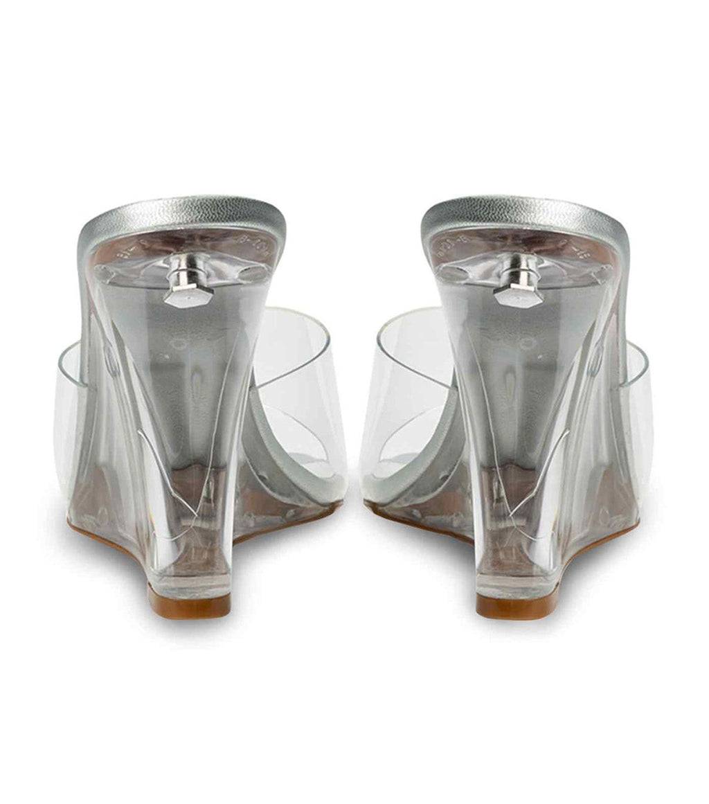 Alessi Clear Vinylite/Silver Wedges