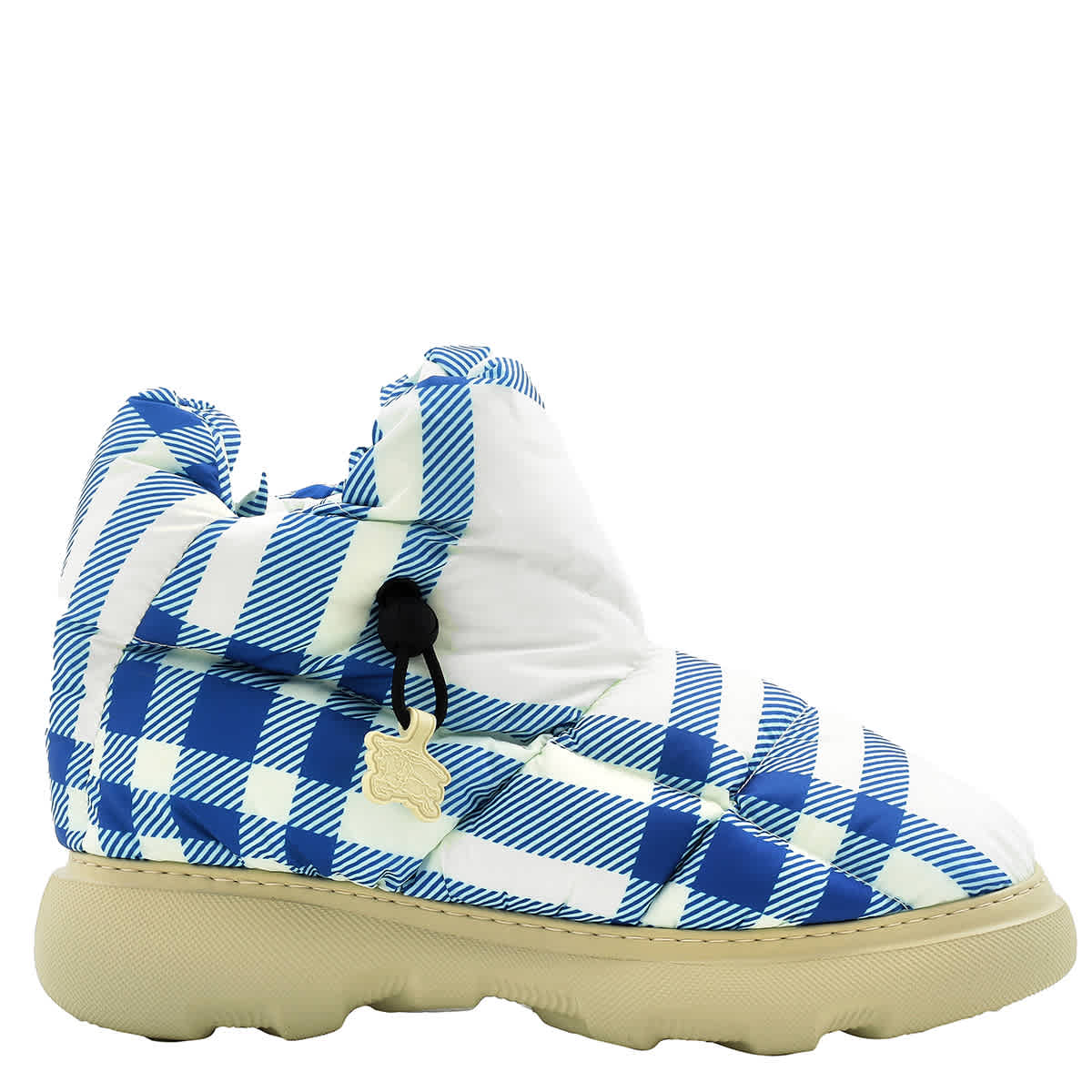 Burberry Check Pillow Drawstring Boots