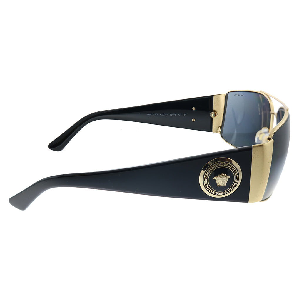 Versace  VE 2163 100281 Unisex Aviator Sunglasses