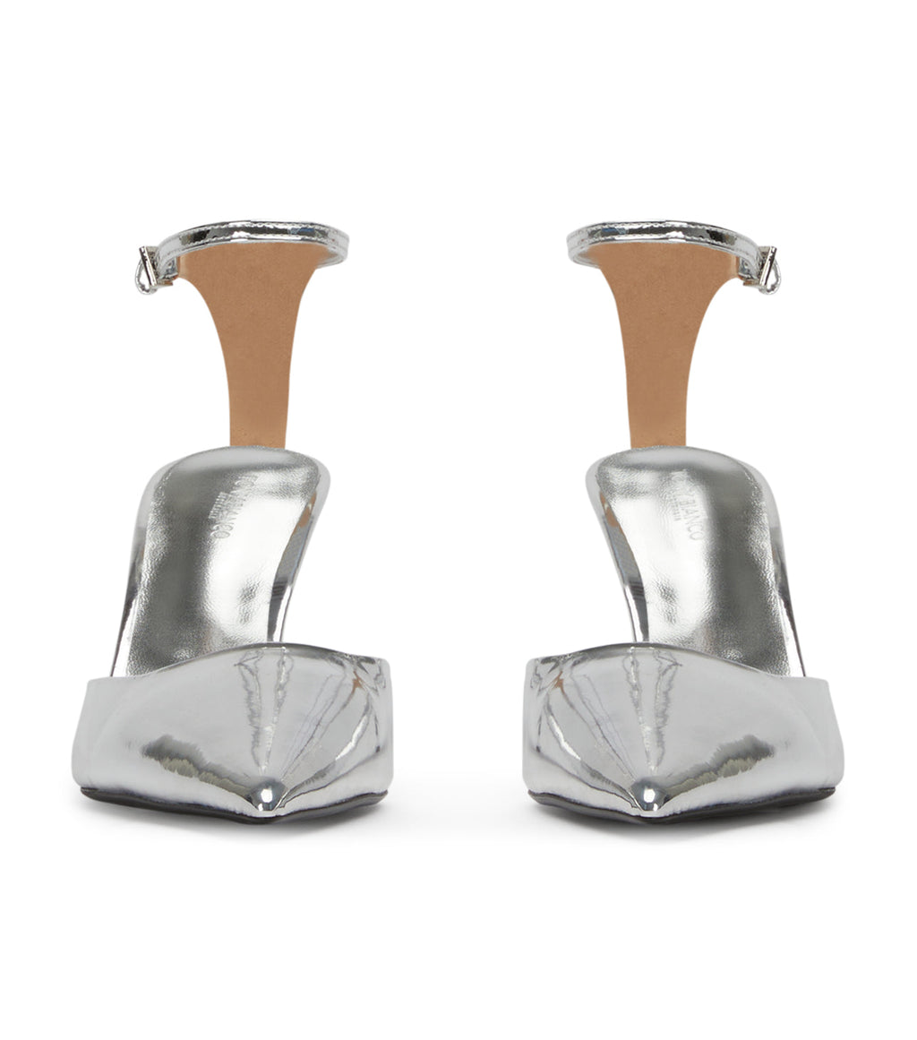 Bella Silver Shine Heels