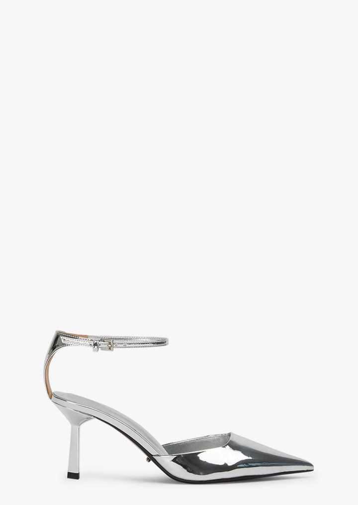 Bella Silver Shine Heels