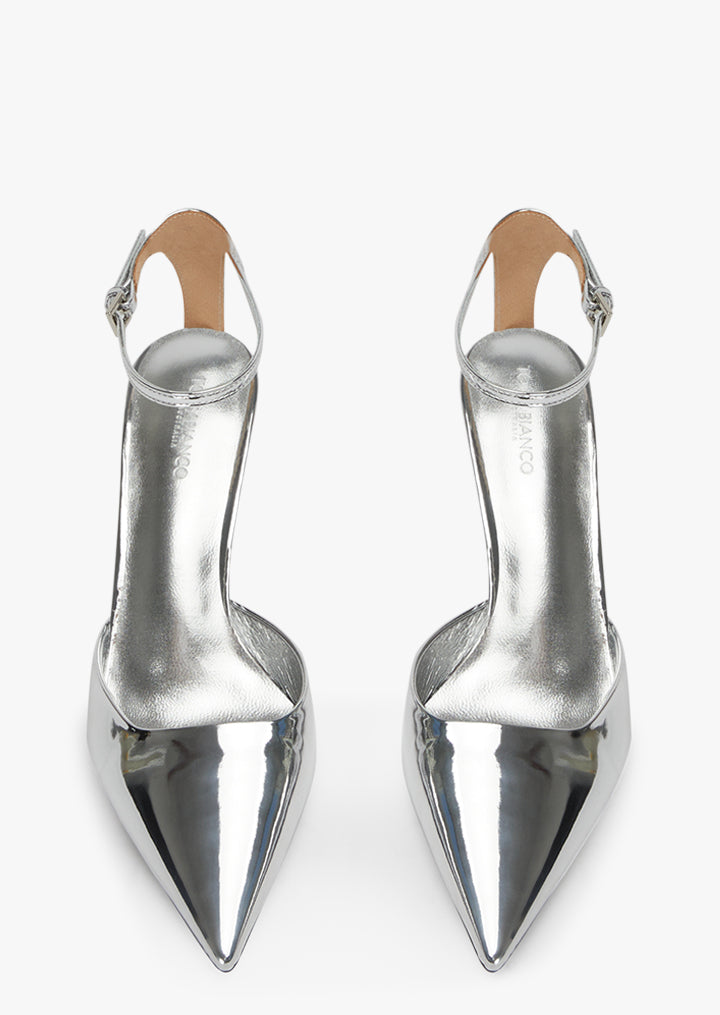 Bella Silver Shine Heels
