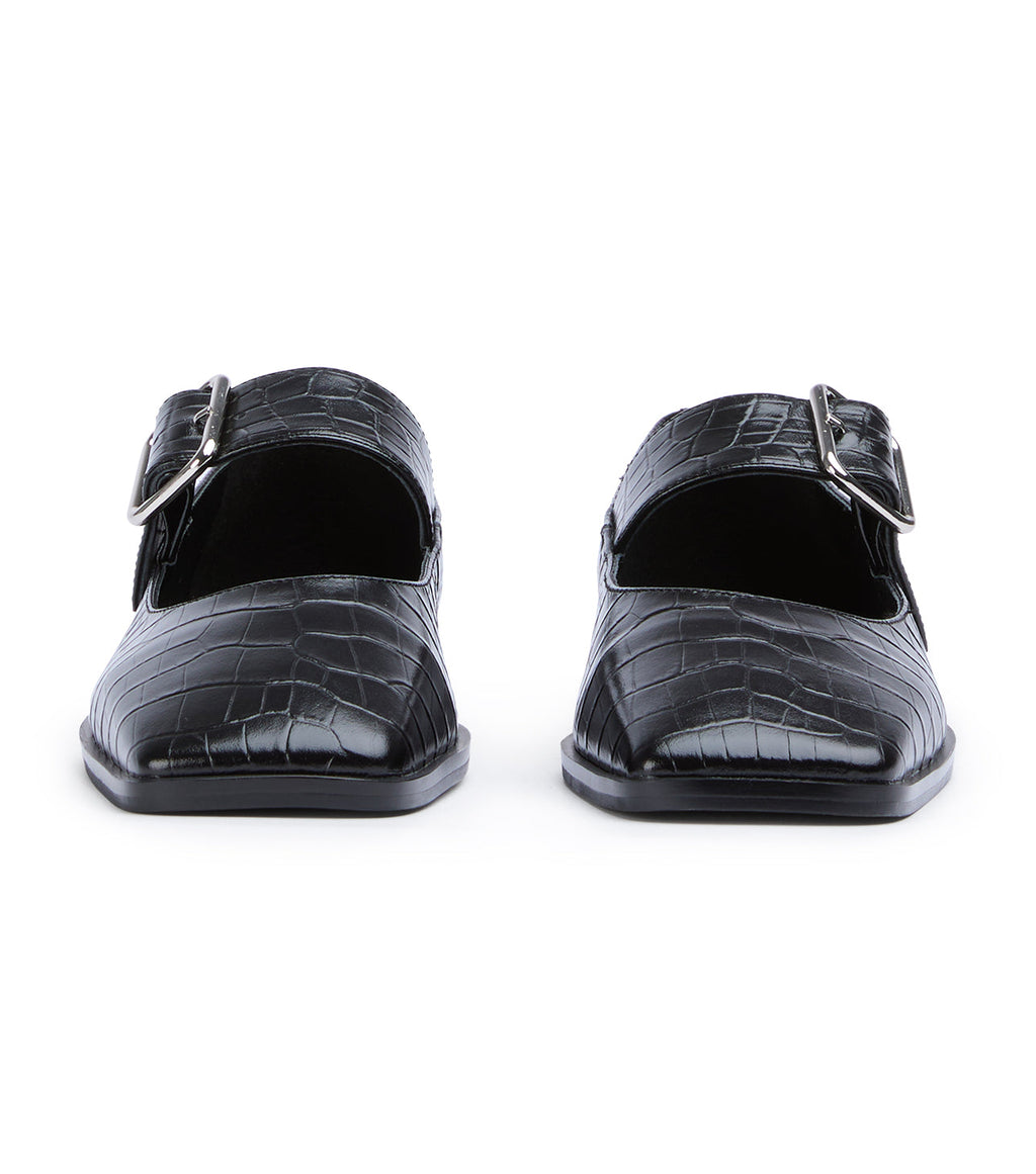Brandy Black Croc