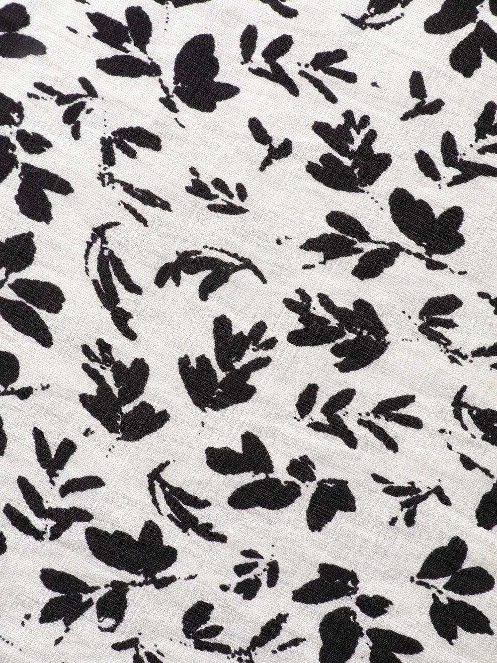 Floral Print Color Contrast Blouse