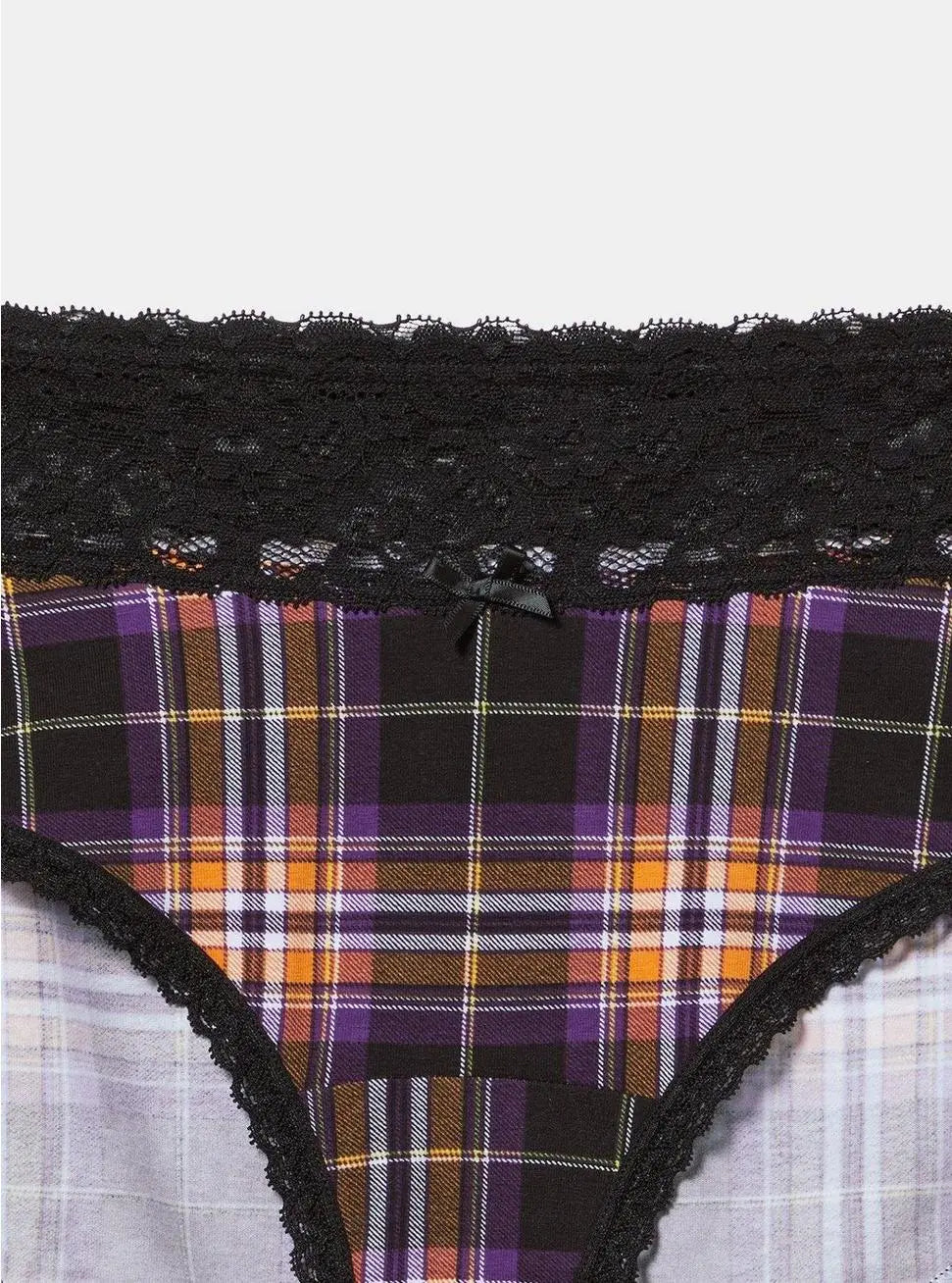 Cotton Mid-Rise Cheeky Lace Trim Panty