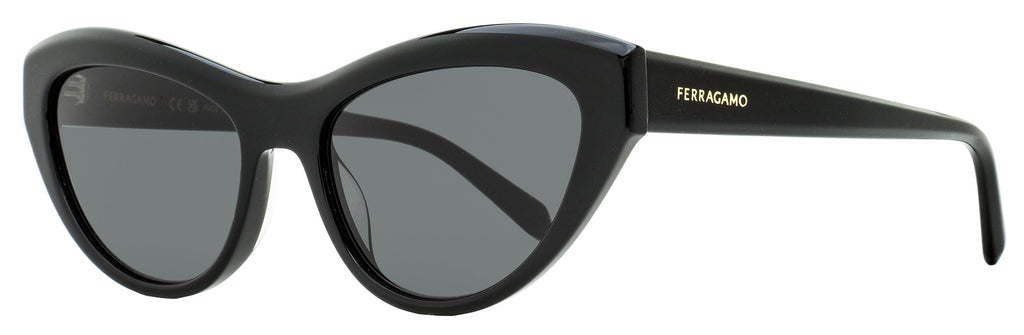 Ferragamo Women's Cat Eye Sunglasses SF1103S 001 Black 55mm