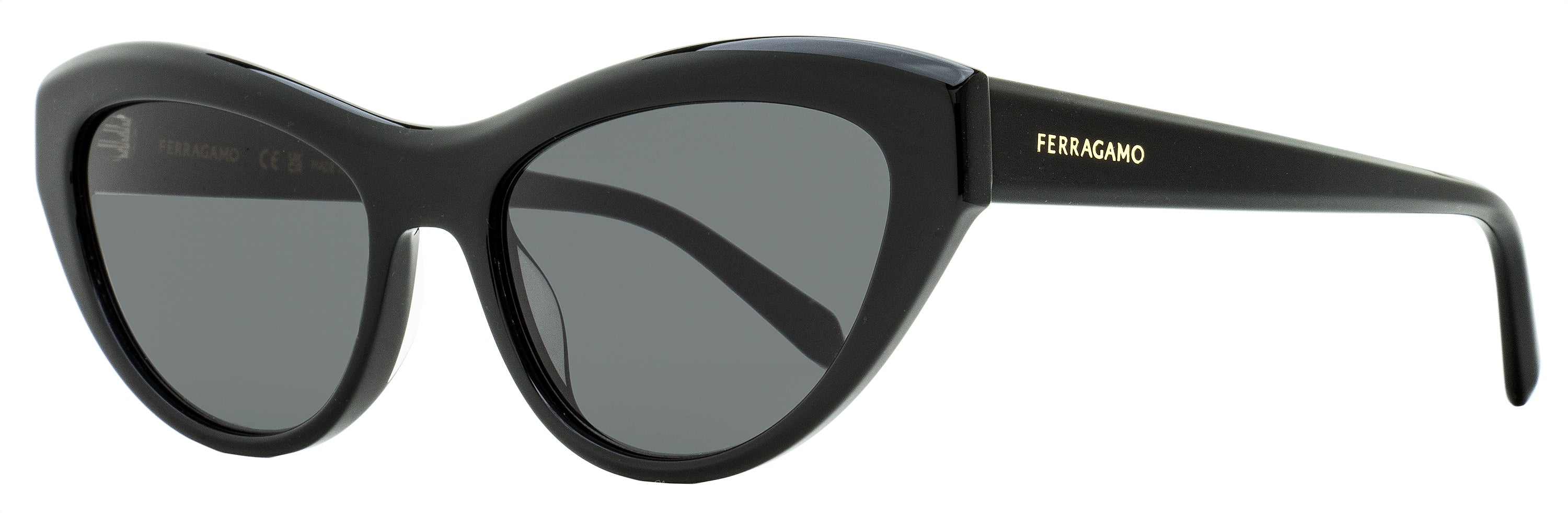 Ferragamo Women's Cat Eye Sunglasses SF1103S 001 Black 55mm