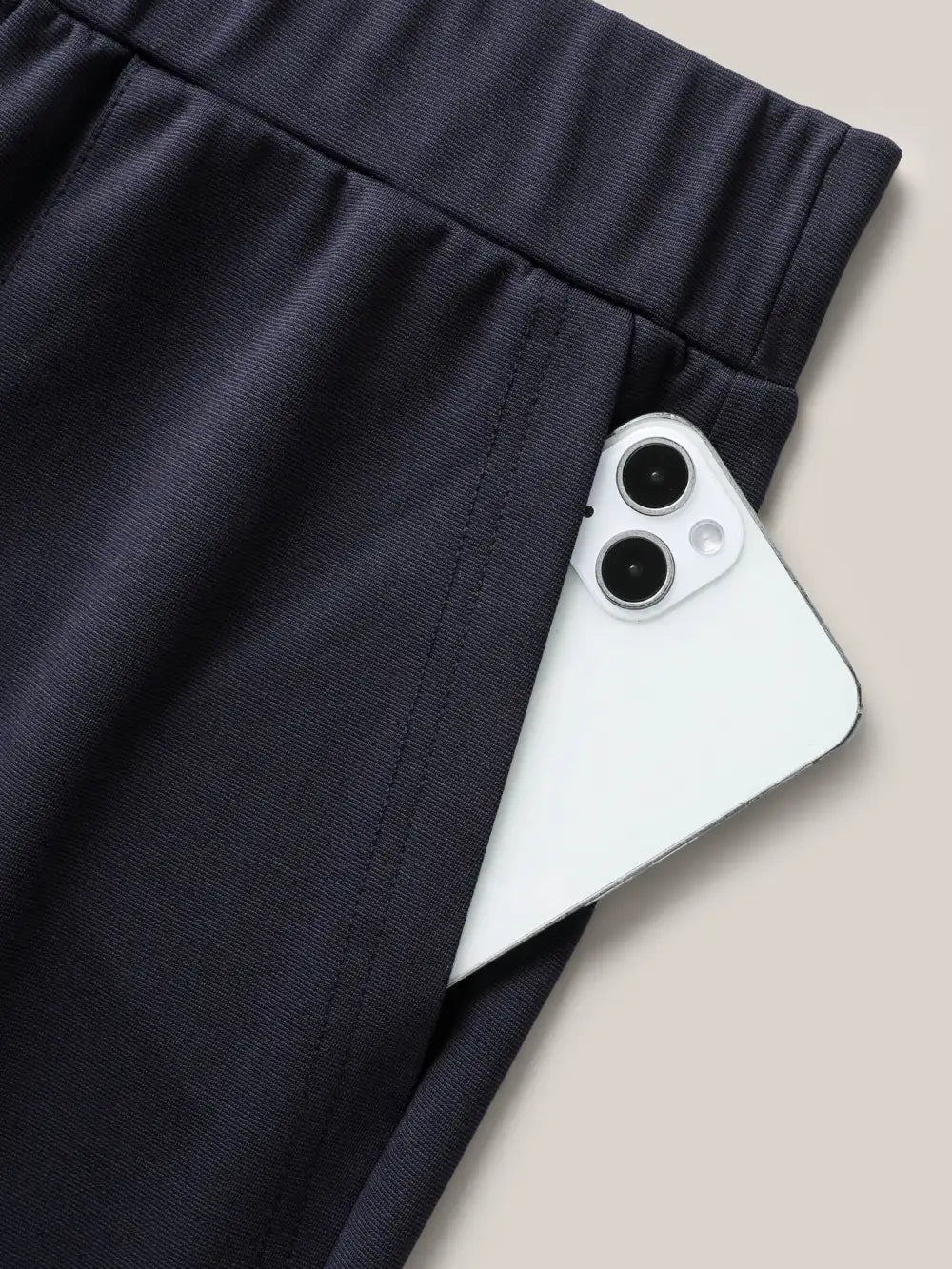 Button Front Wide-Leg Pants