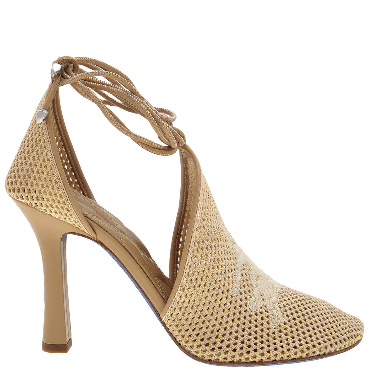 Burberry D'Orsay Mesh Tie Pumps