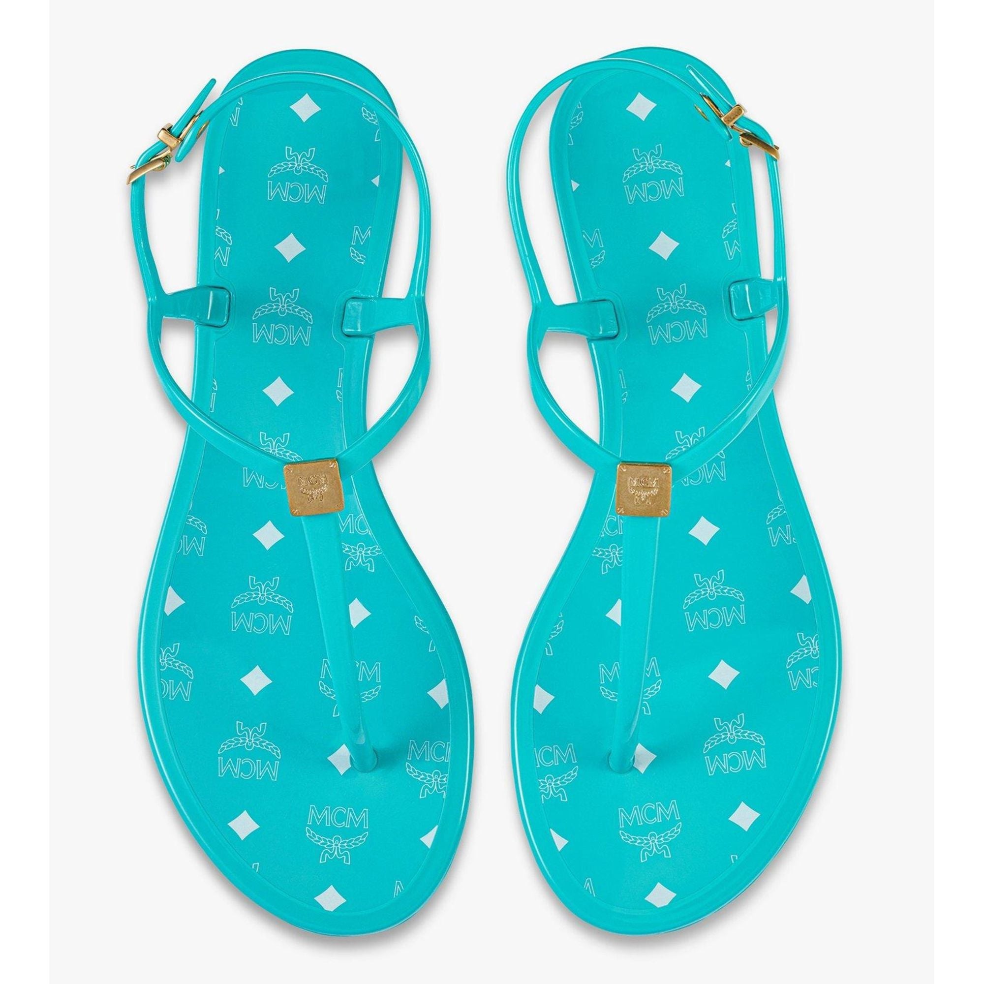 Monogram Jelly Sandals