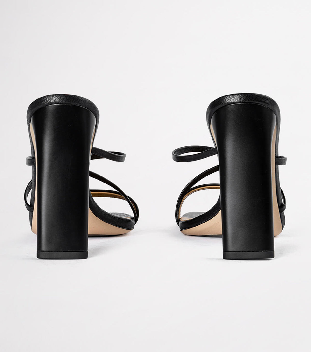Fior Black Kid Heels