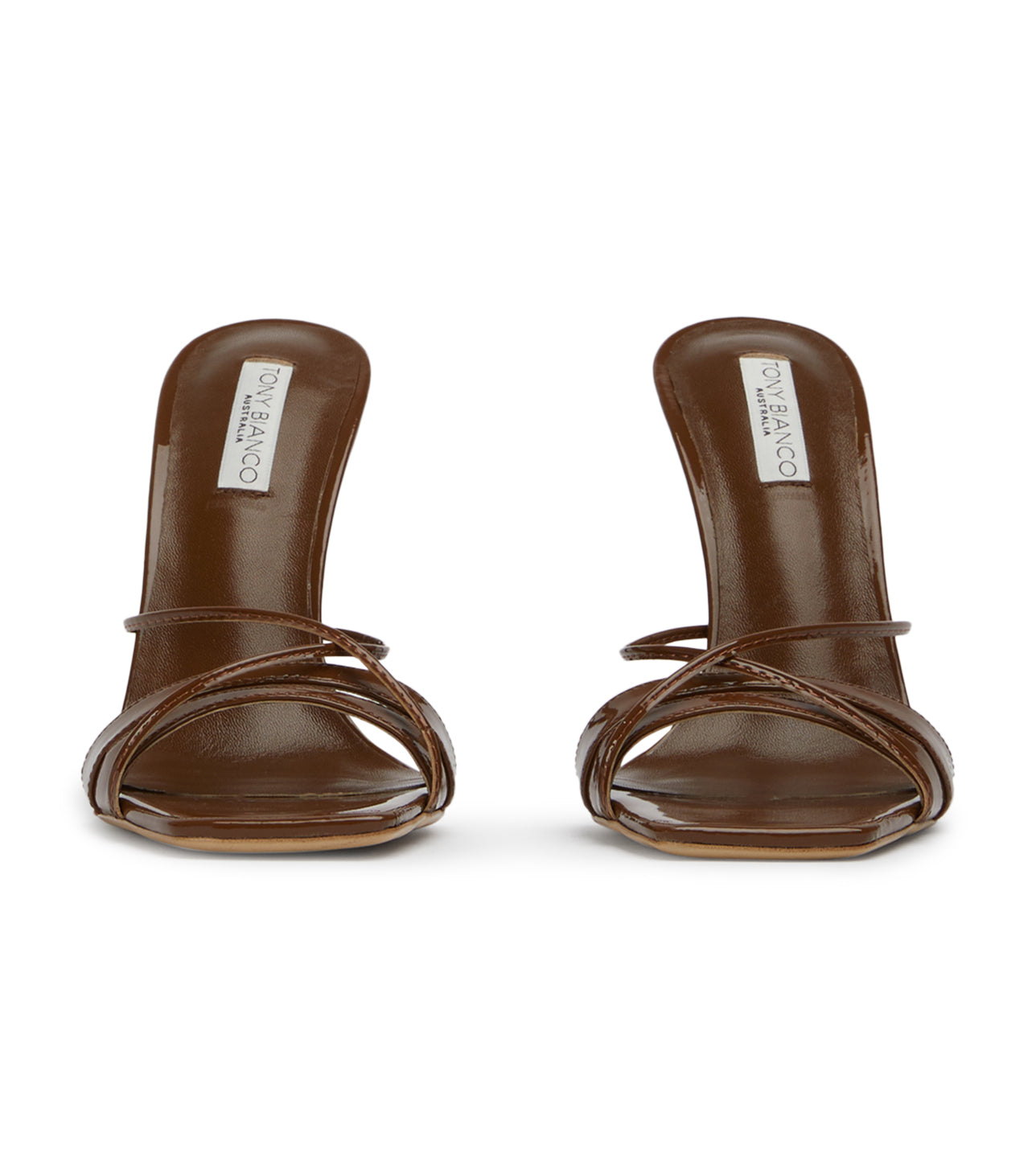 Vanquish Mocha Patent Heels