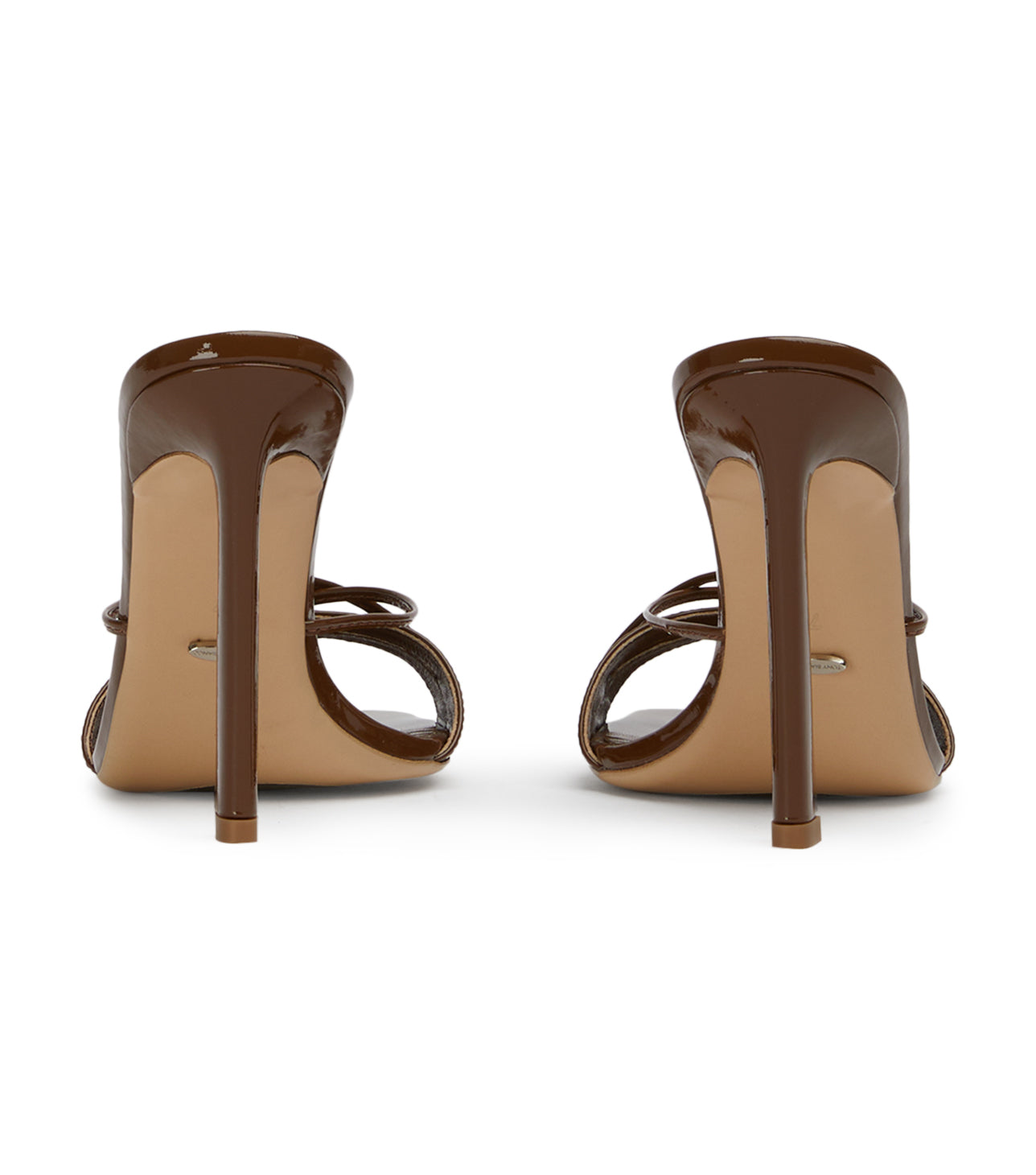 Vanquish Mocha Patent Heels